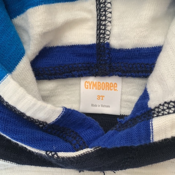 Gymboree stripped hoodie - Picture 2 of 9